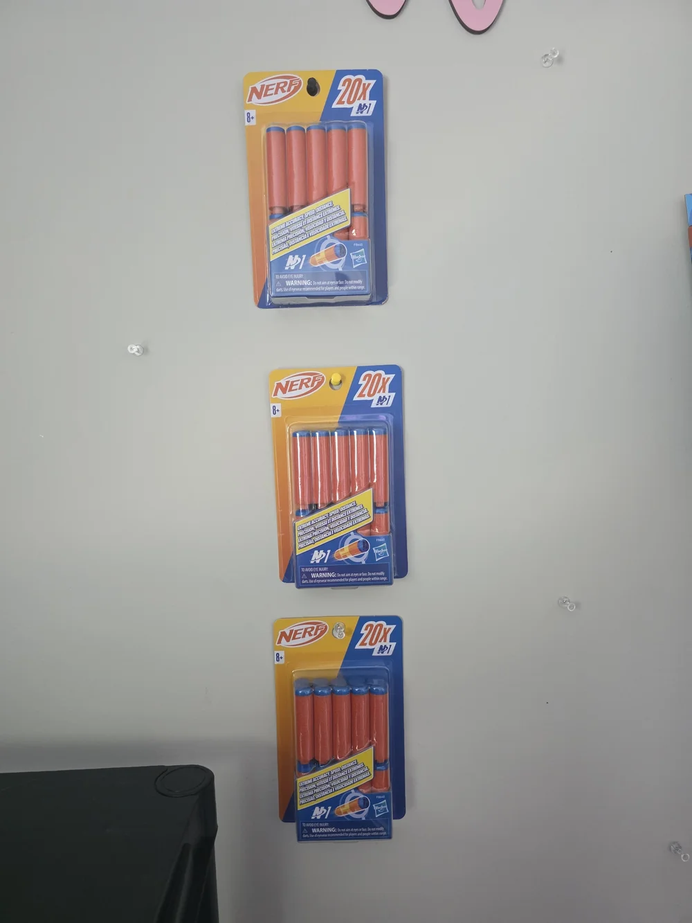Nerf Orange Darts with Blue Tips - 20 Pack (3 Sets Visible)